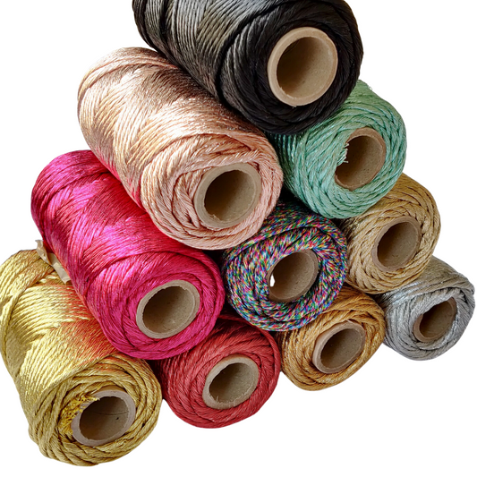 3mm Metallic Single Twisted String
