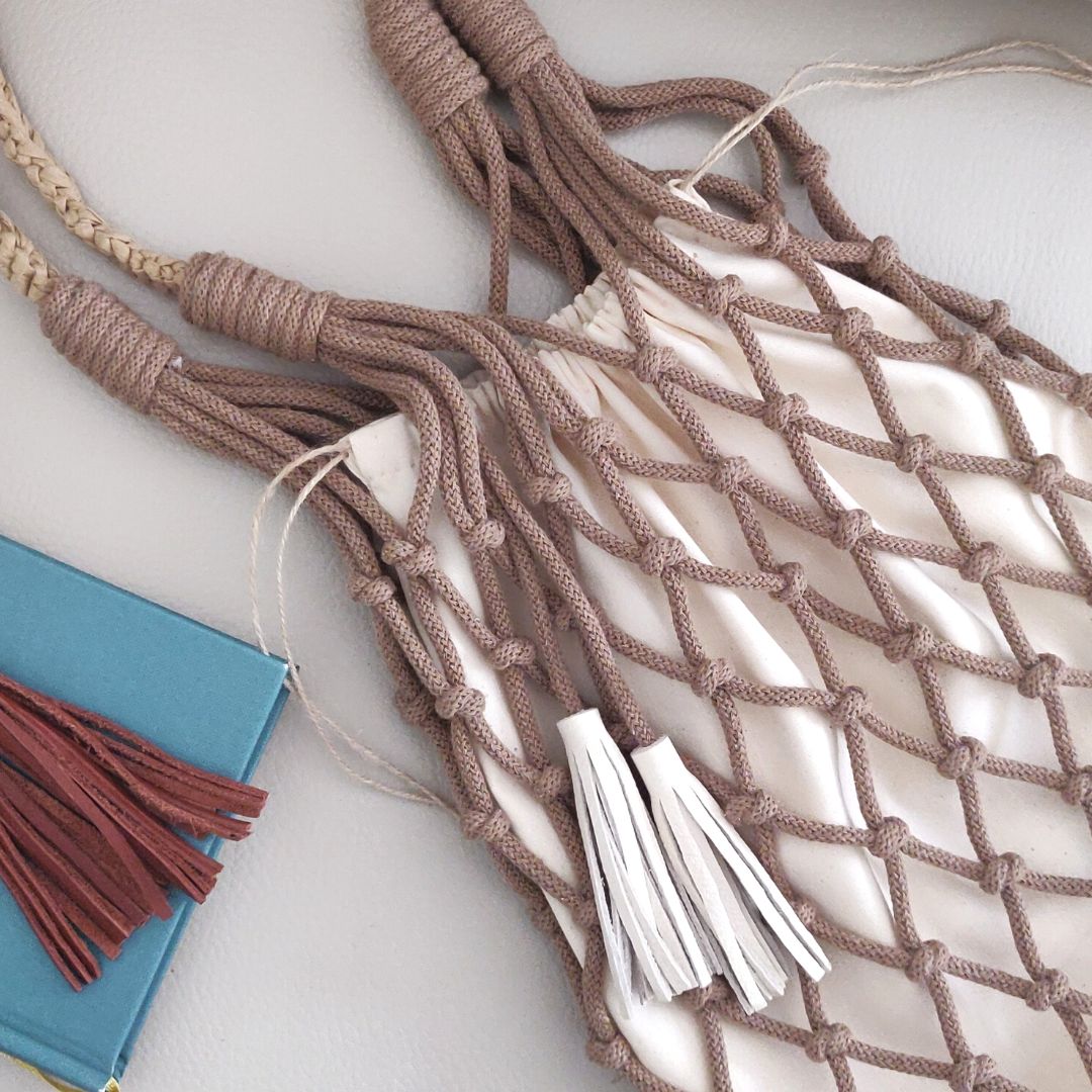 Macrame Shopper Bag Pattern - PDF Download - ENGLISH | ITALIAN