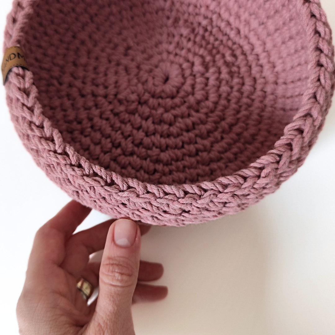 Crochet Pattern - PDF Download - Basket Napoli ENGLISH | ITALIAN