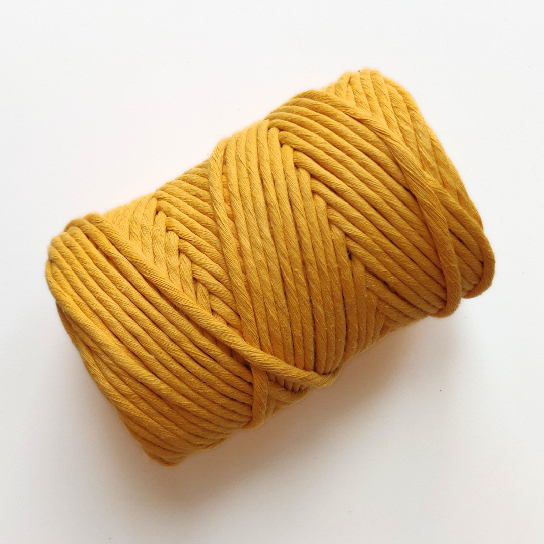 Corda a torsione singola in cotone riciclato Delux da 5 mm