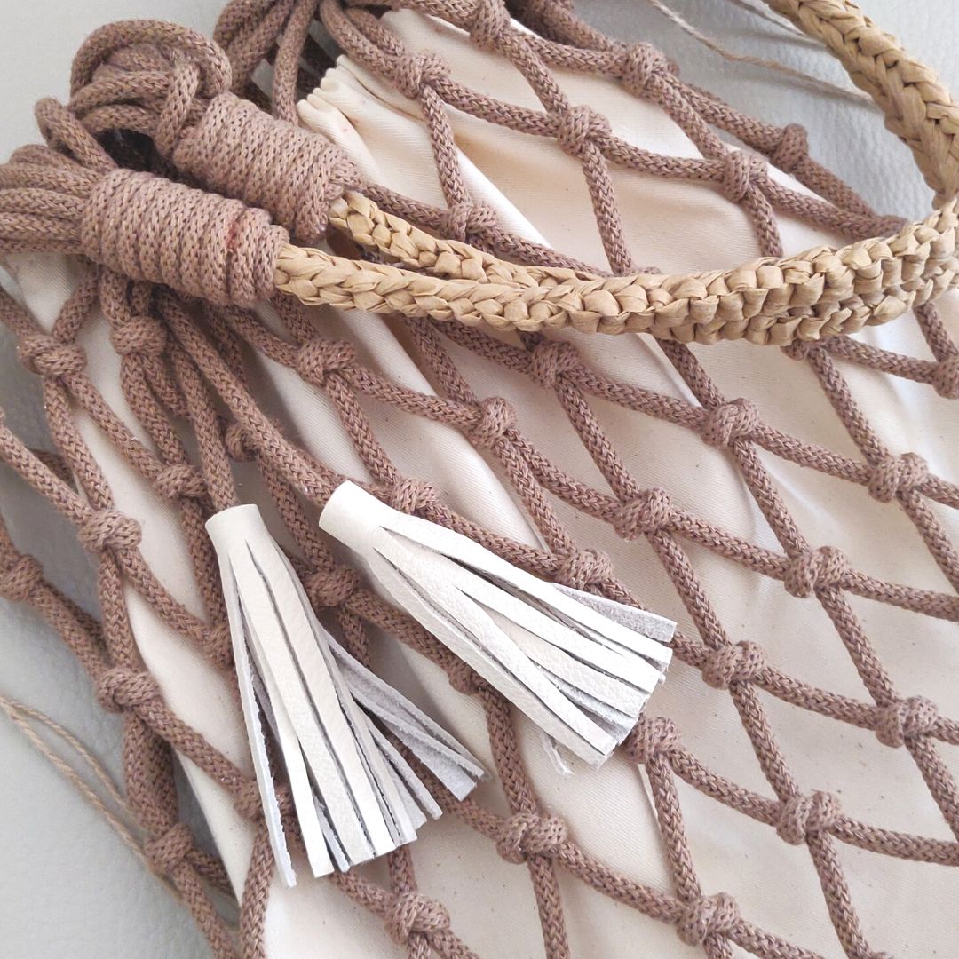 Macrame Shopper Bag Pattern - PDF Download - ENGLISH | ITALIAN