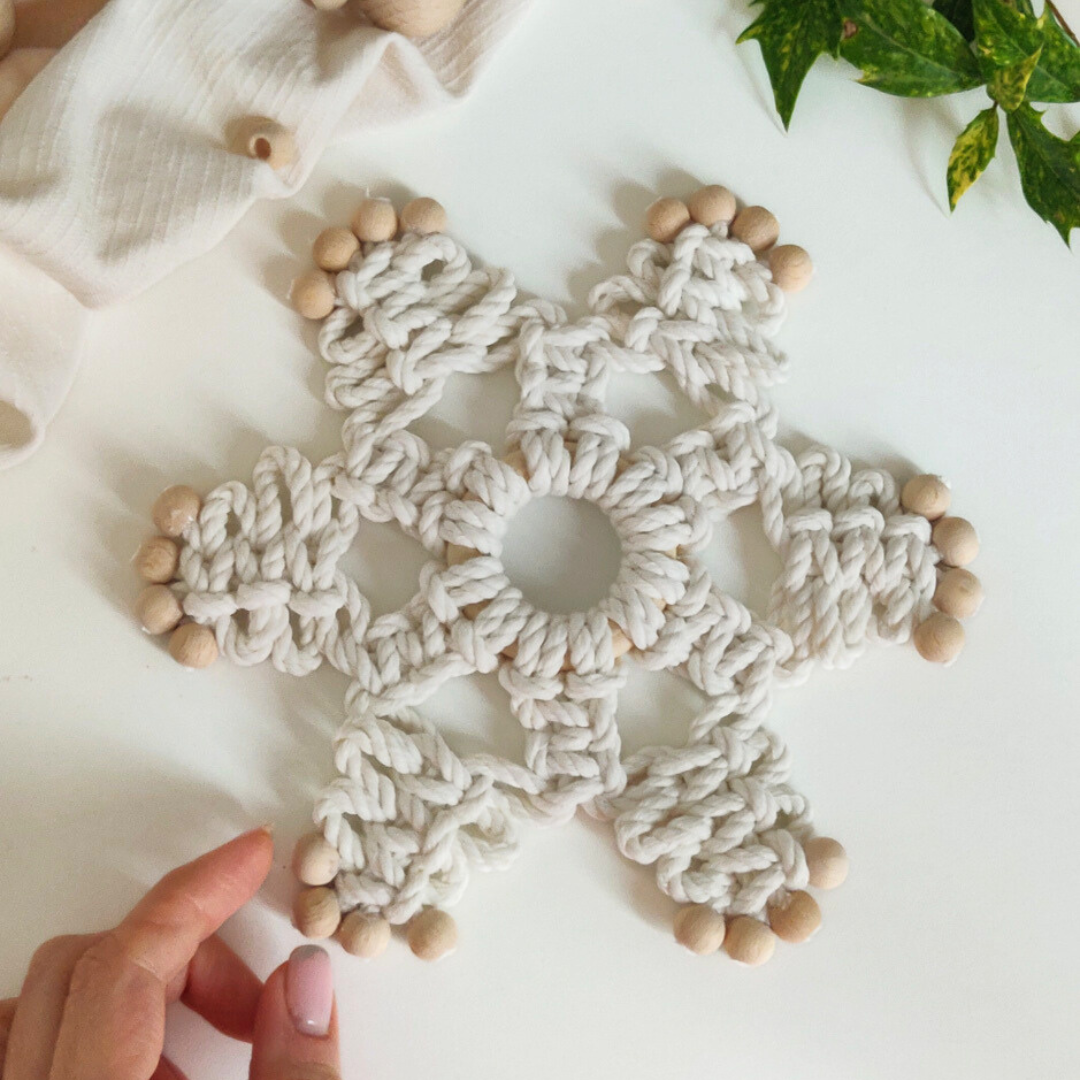 Macrame Christmas Patterns Bundle | DIY Macramé Christmas Ornaments Pattern - ENGLISH