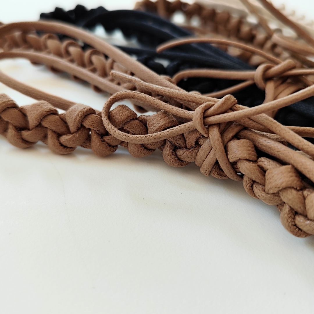 Cordoncino cerato in cotone 2.5 mm, 3.5 mm