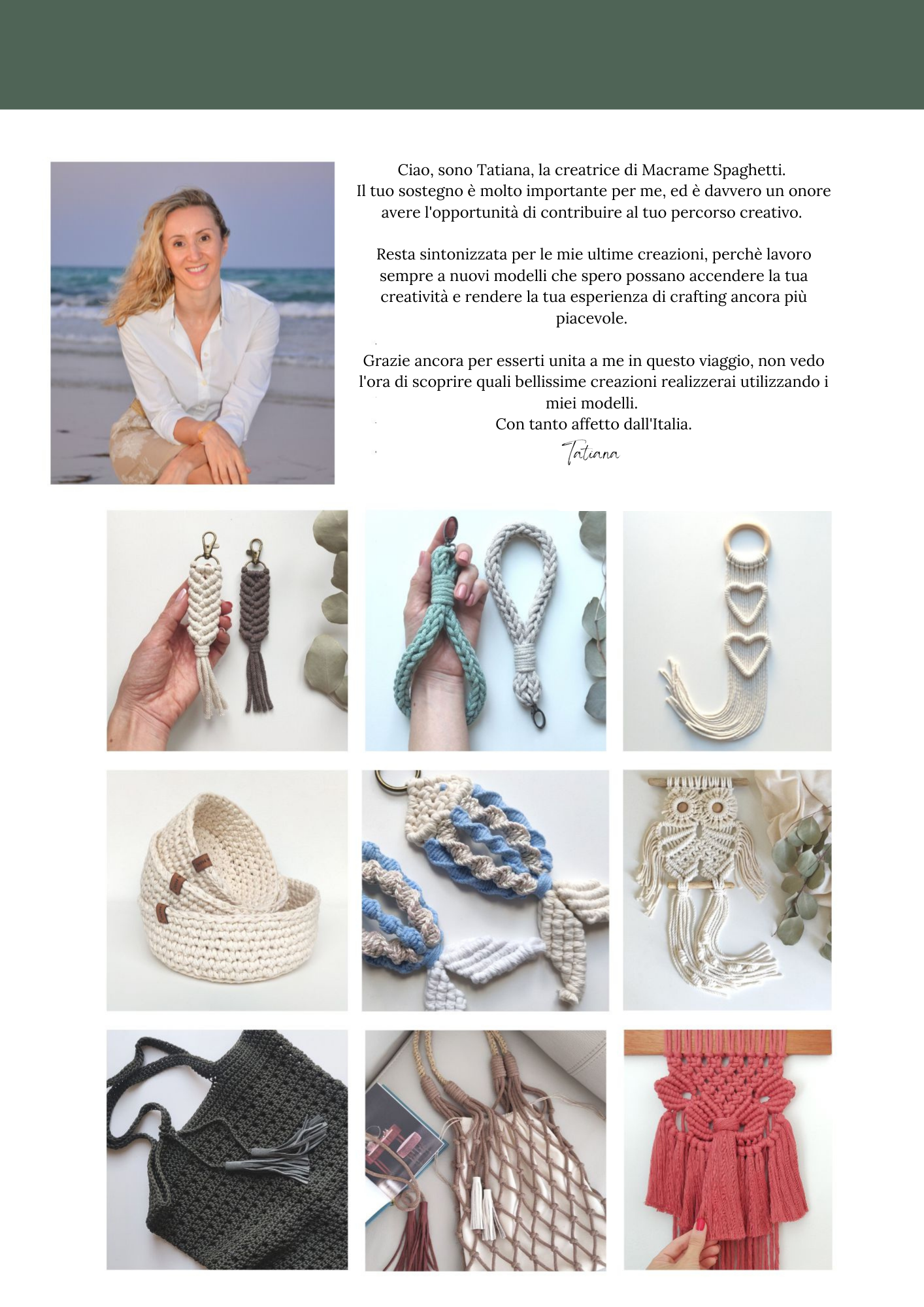 Guida ai Nodi di Macramé - ITALIANO
