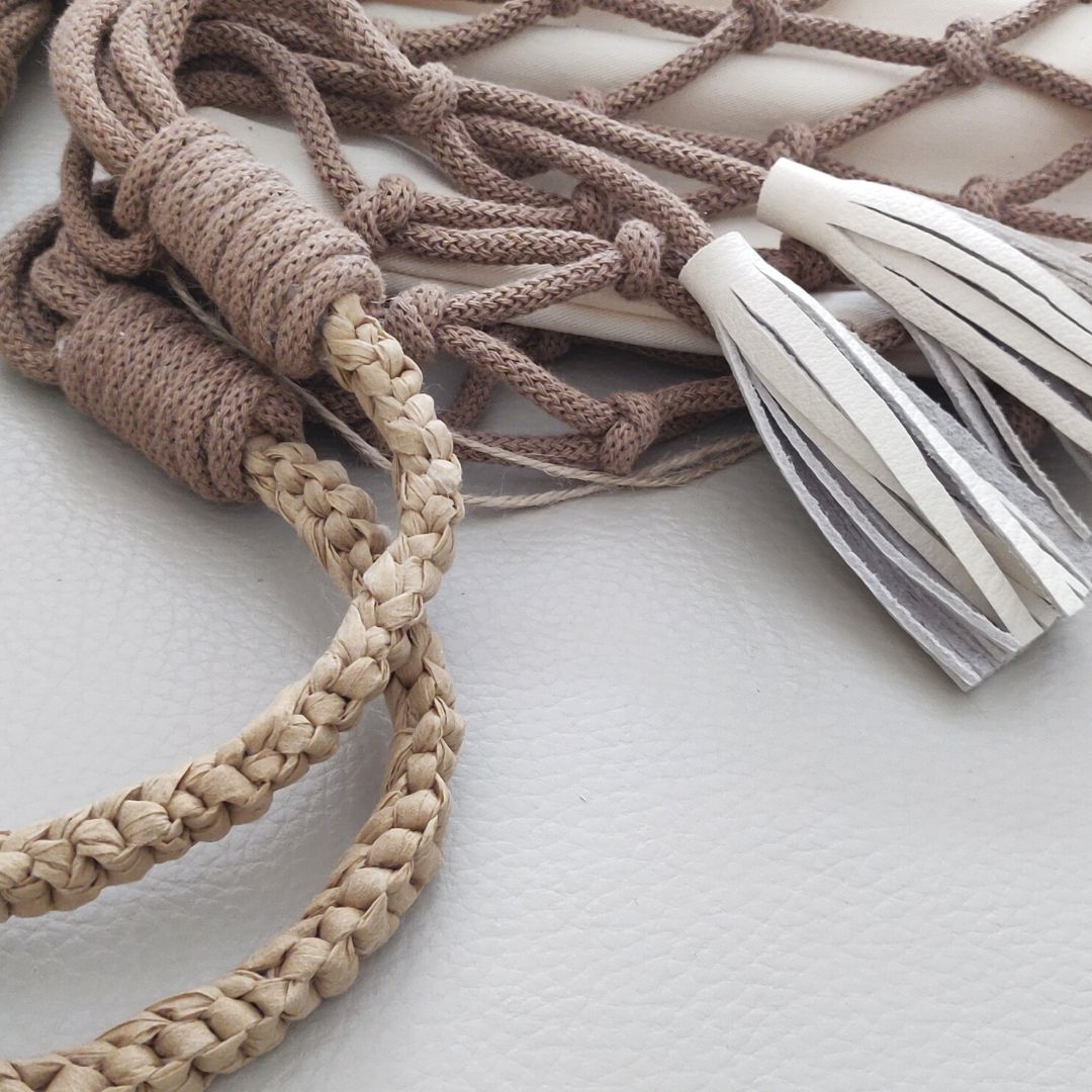 Macrame Shopper Bag Pattern - PDF Download - ENGLISH | ITALIAN