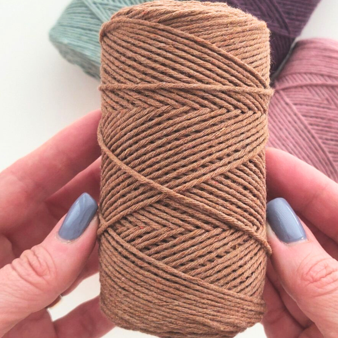 1.5mm corda di cotone in vari colori