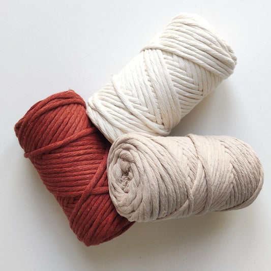 Macrame Cotton String Single Twist | 5mm