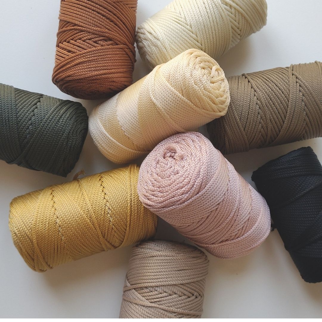 Makromecity, Cordon en polyester pour macramé (2 mm x 228,6 m Makromecity, Cordon en polyester pour macramé (2 mm x 228,6 m