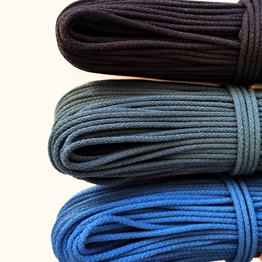 Corda di cotone per cucire a macchina, con anima, 5 mm | ceste, borse, tovagliette