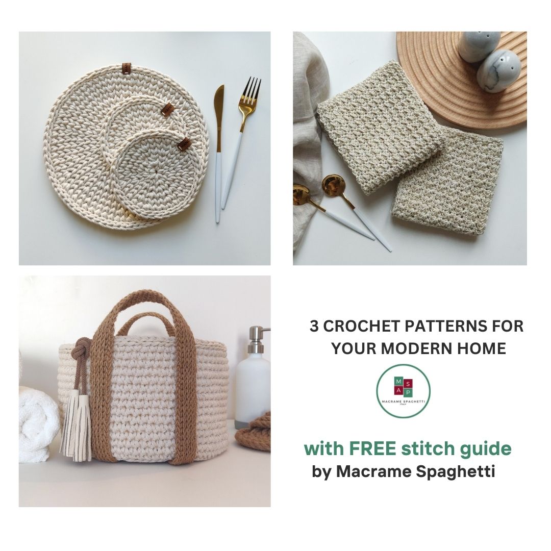 Home crochet pattern bundle