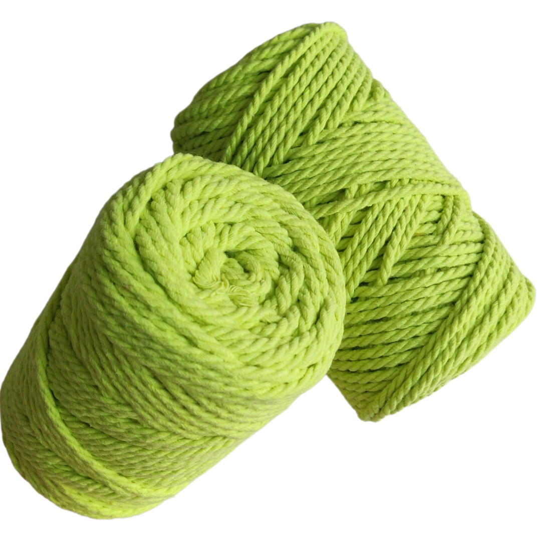 3 mm Cotton 3-Ply Twisted Rope