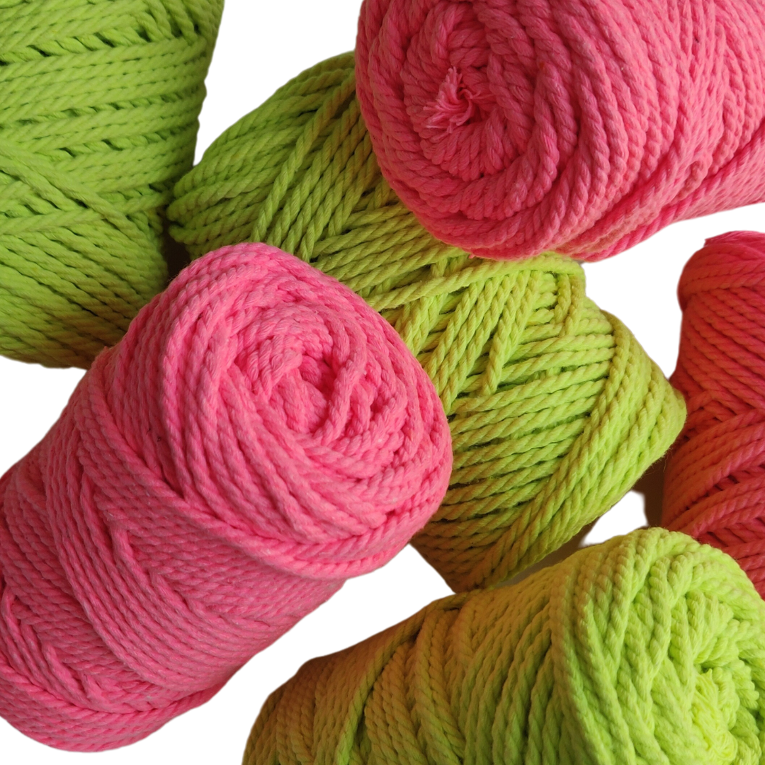 3 mm Cotton 3-Ply Twisted Rope