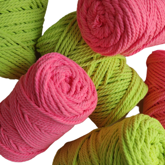 3 mm Cotton 3-Ply Twisted Rope