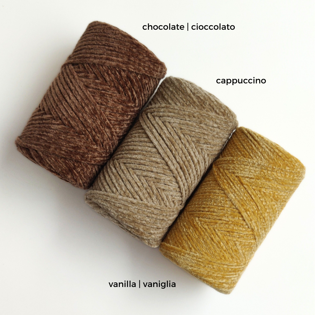 Corda Velour intrecciata | 4 mm