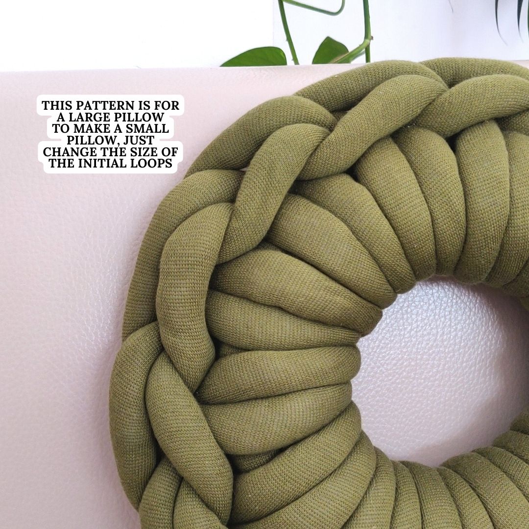 DIY PATTERN in English - Decorative Pillow - Instant Digital Download