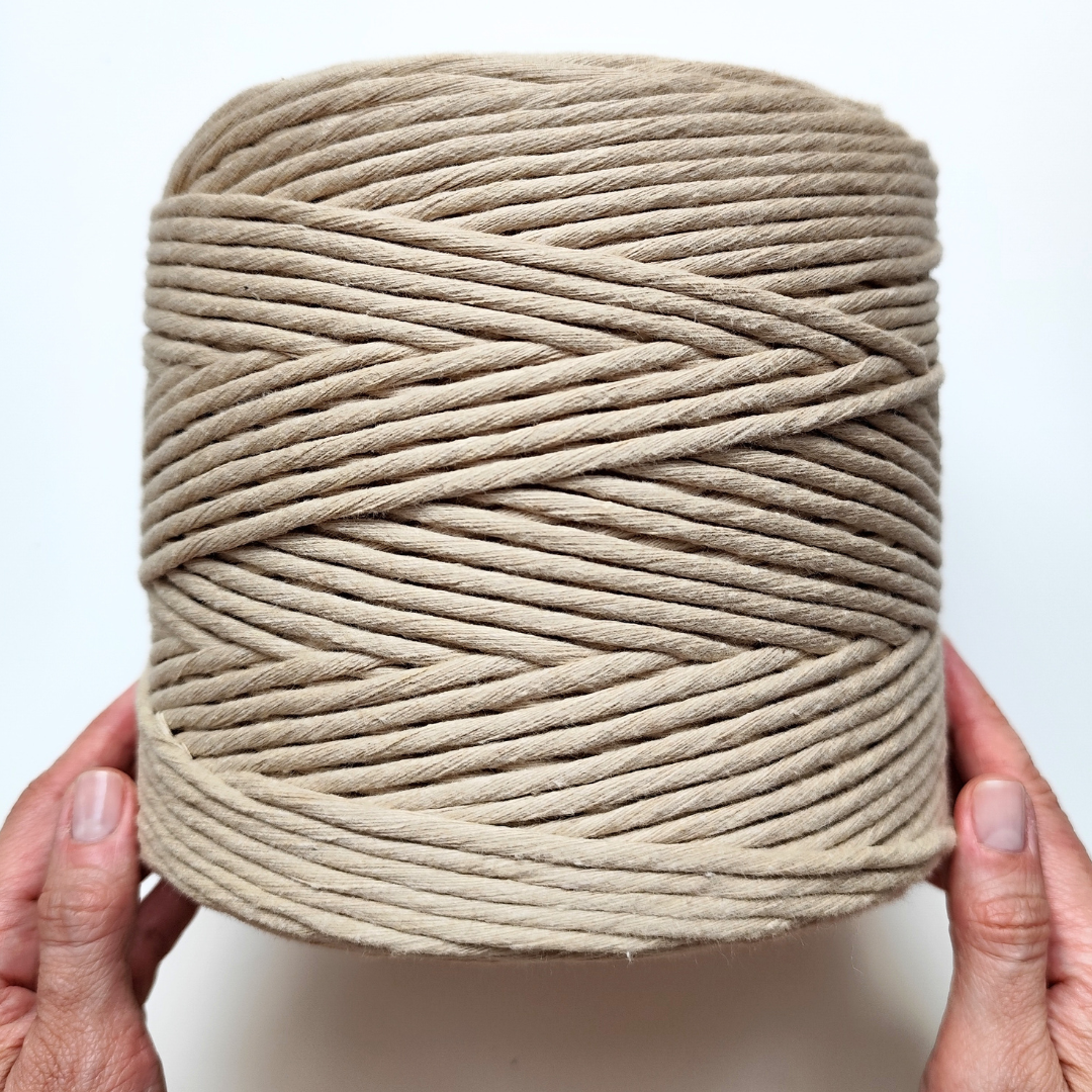 Corda di cotone a torsione singola da 4mm - MEGA BOBINA | 440 metri