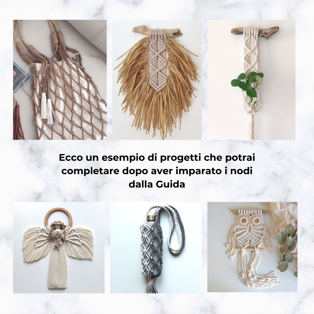Guida ai Nodi di Macramé - ITALIANO