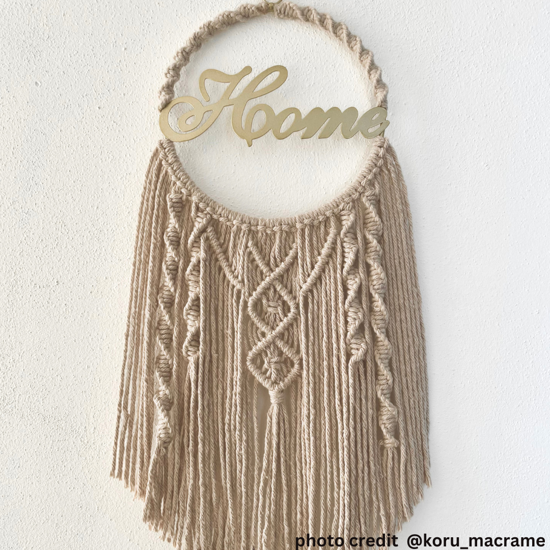 Corda di cotone riciclato da 3 mm (single twist e twisted a 3 capi)