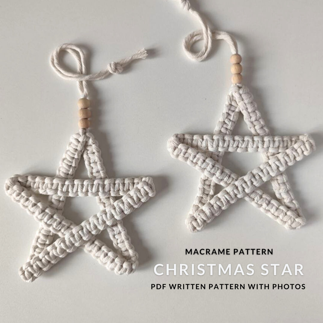 Macrame Water Bottle Holder Pattern "Coffee and Cream" - PDF Download - ENGLISH