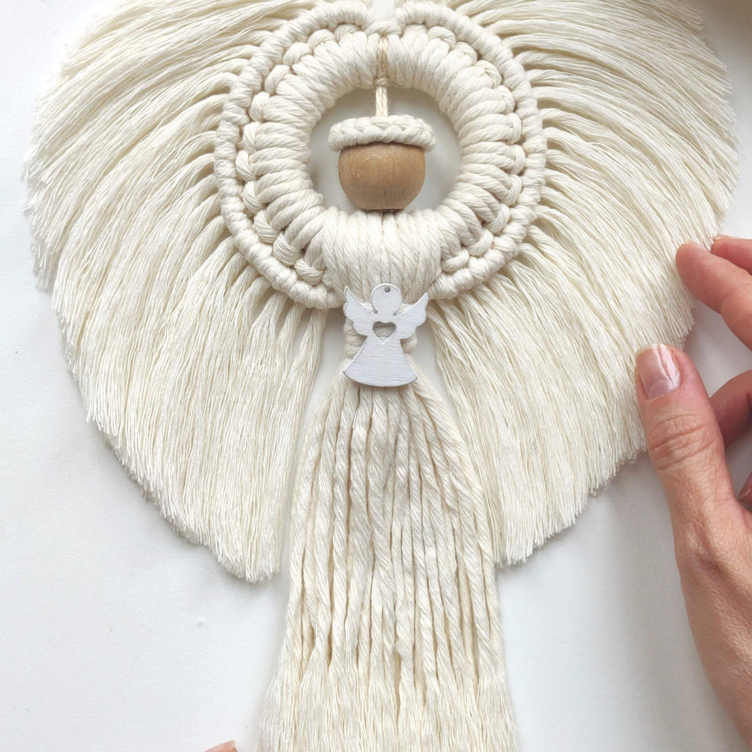 Macrame Mini Angel Pattern - PDF Download - ENGLISH