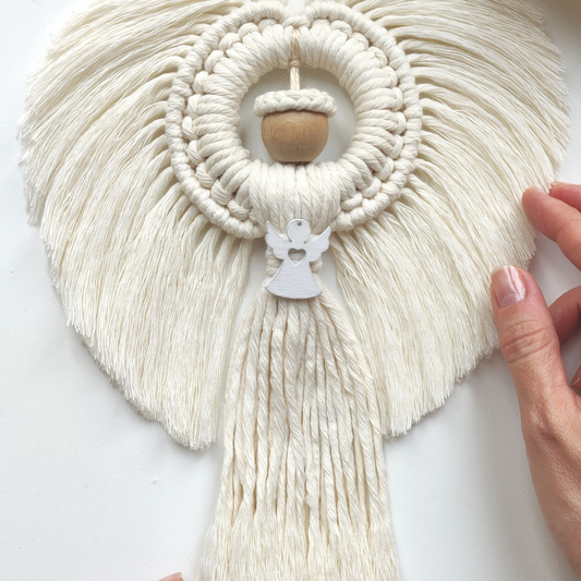 Macrame Mini Angel Pattern - PDF Download - ENGLISH