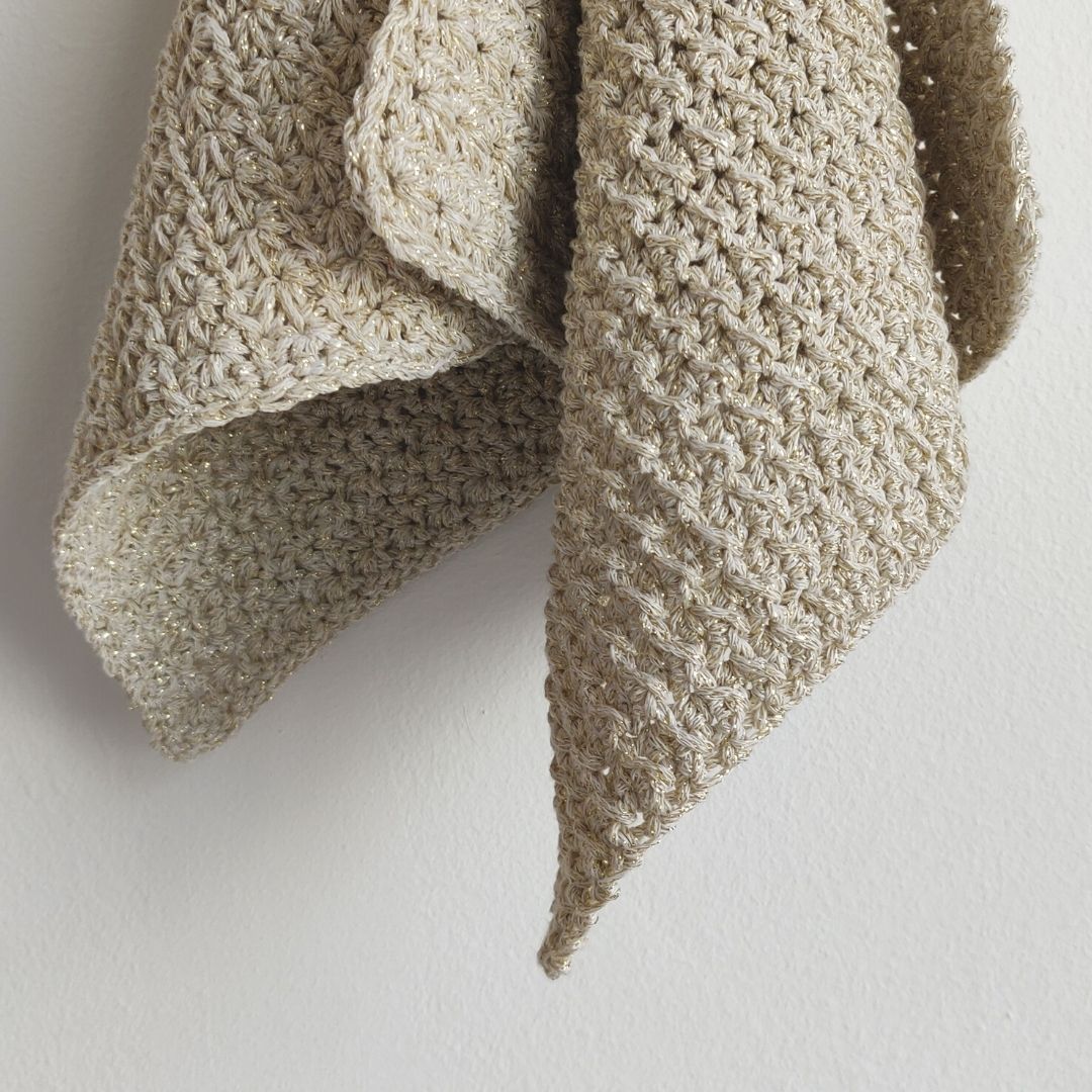 CROCHET PATTERN - Kitchen Decor, Washcloths, Bathroom Decor - the Savon Set - ENGLISH