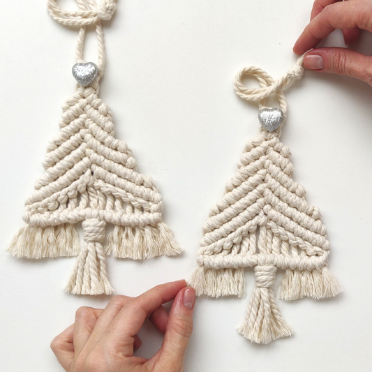 Macrame Christmas Tree Pattern - PDF Download - ENGLISH