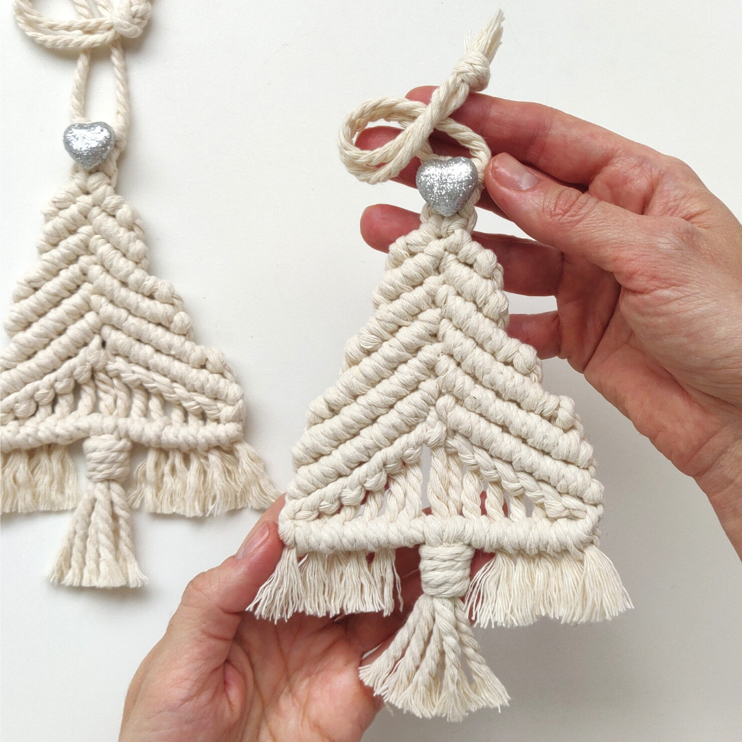 Macrame Christmas Tree Pattern - PDF Download - ENGLISH