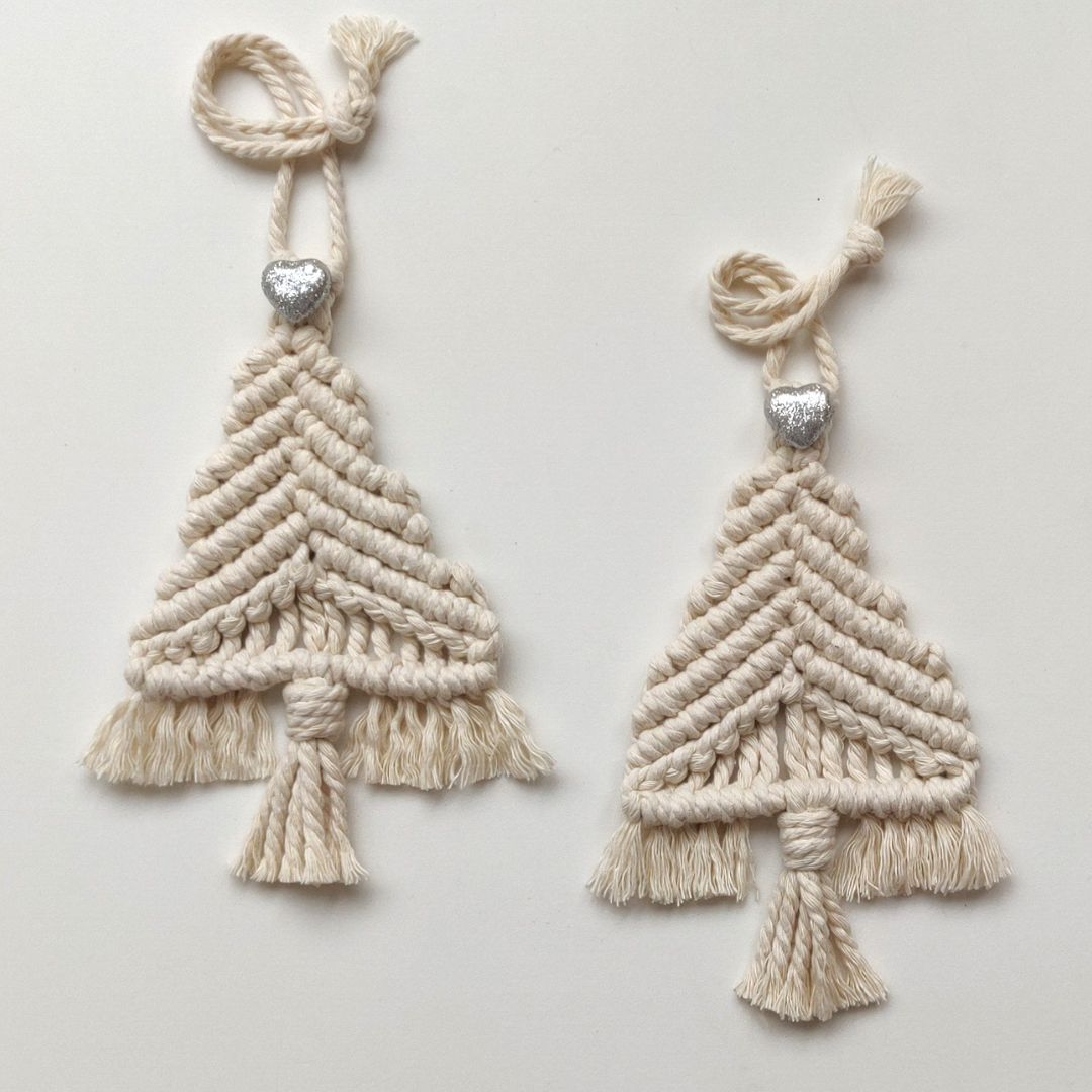 Macrame Christmas Tree Pattern - PDF Download - ENGLISH
