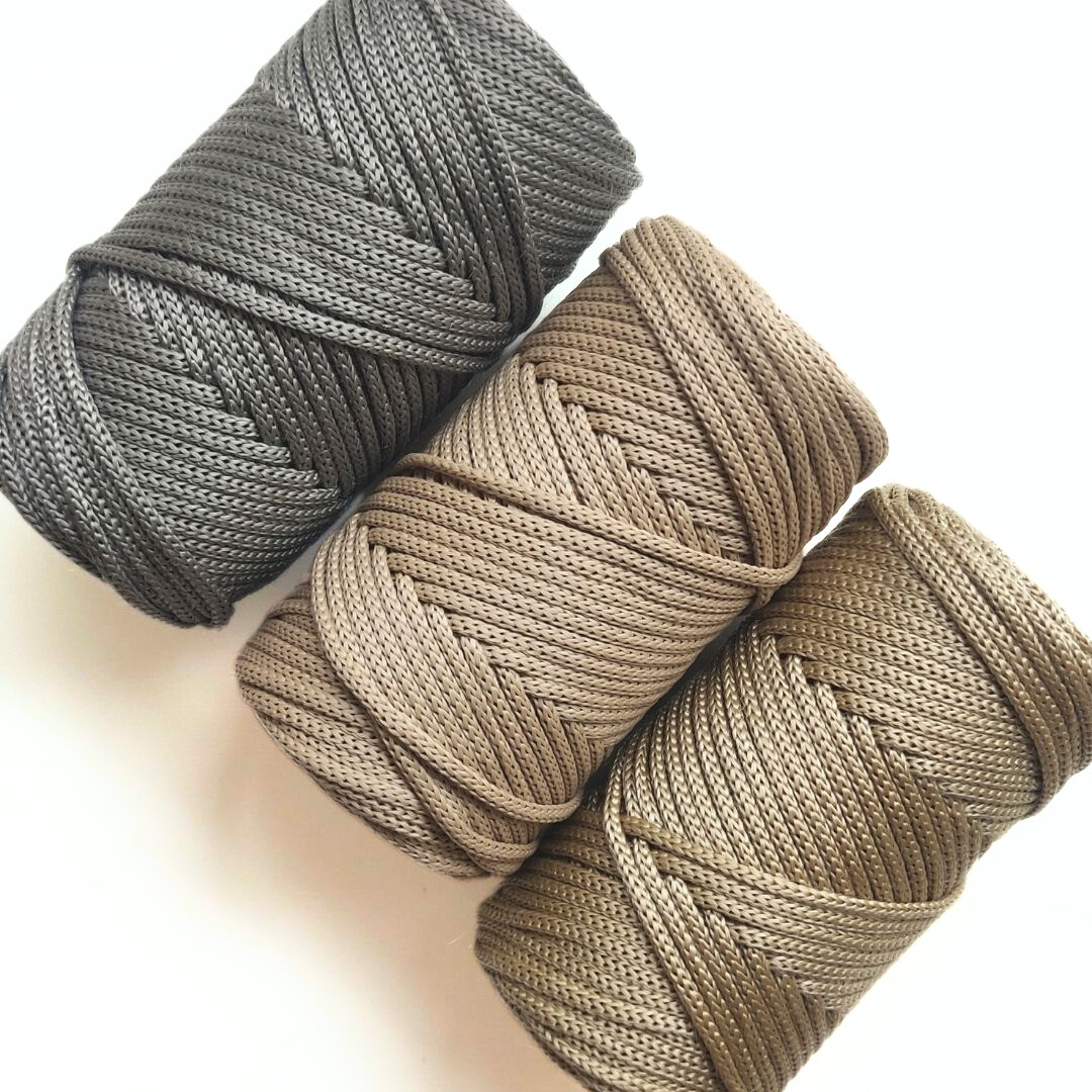 Corda in poliestere intrecciata da 4 mm