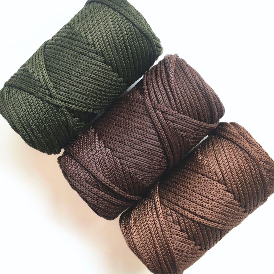 Corda in poliestere intrecciata da 4 mm