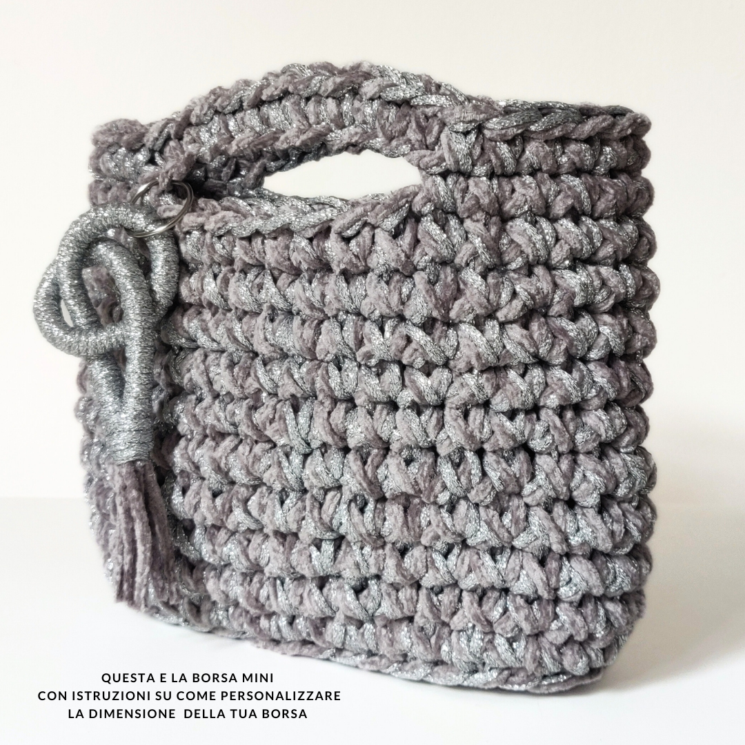 Crochet Bag "Garda Mini" Pattern - PDF Download - ITALIANO