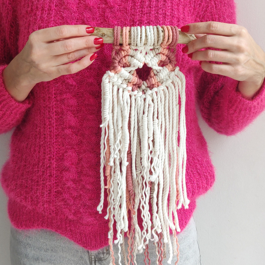 Macrame Heart Pattern - PDF Download - ENGLISH