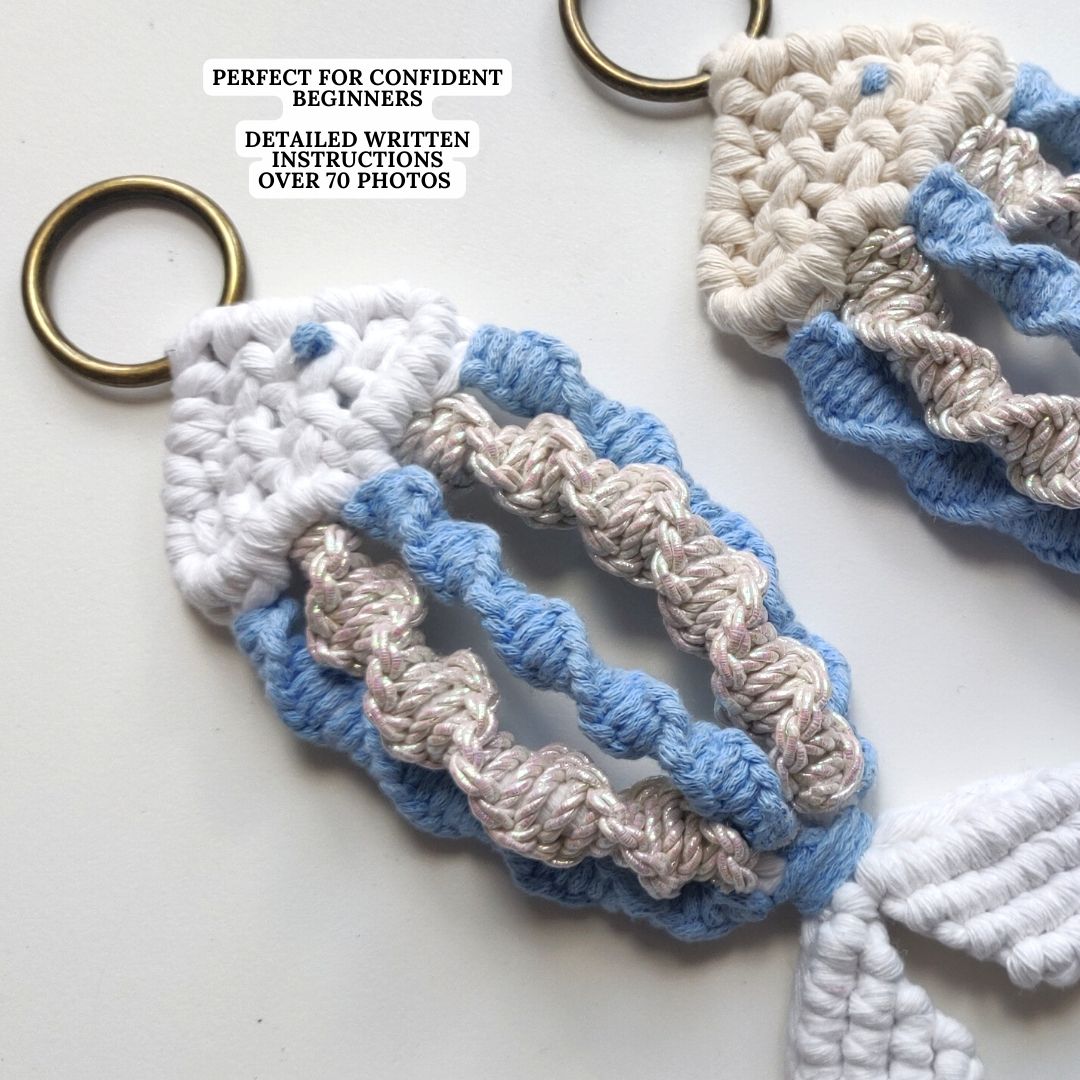 Macrame Fish Pattern - PDF Download - ENGLISH