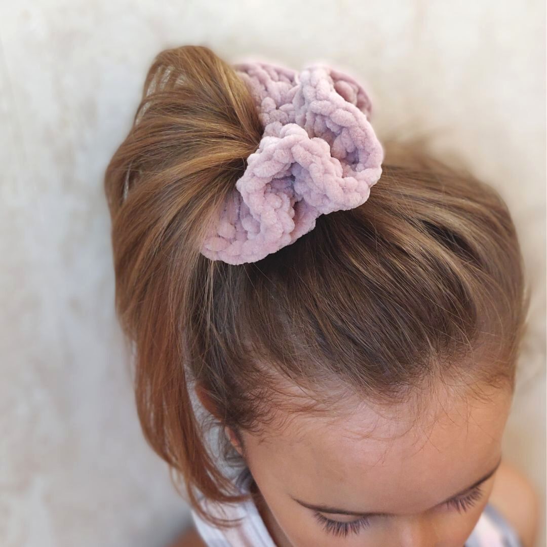Crochet Scrunchie "Aurora" - PDF Pattern - ENGLISH