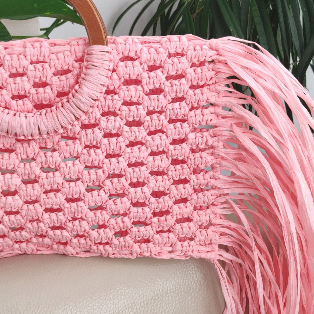 Macrame Pattern - Summer Bag "Angel Wings" - ENGLISH
