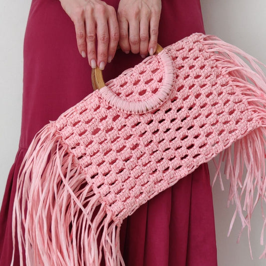 Macrame Pattern - Summer Bag "Angel Wings" - ENGLISH