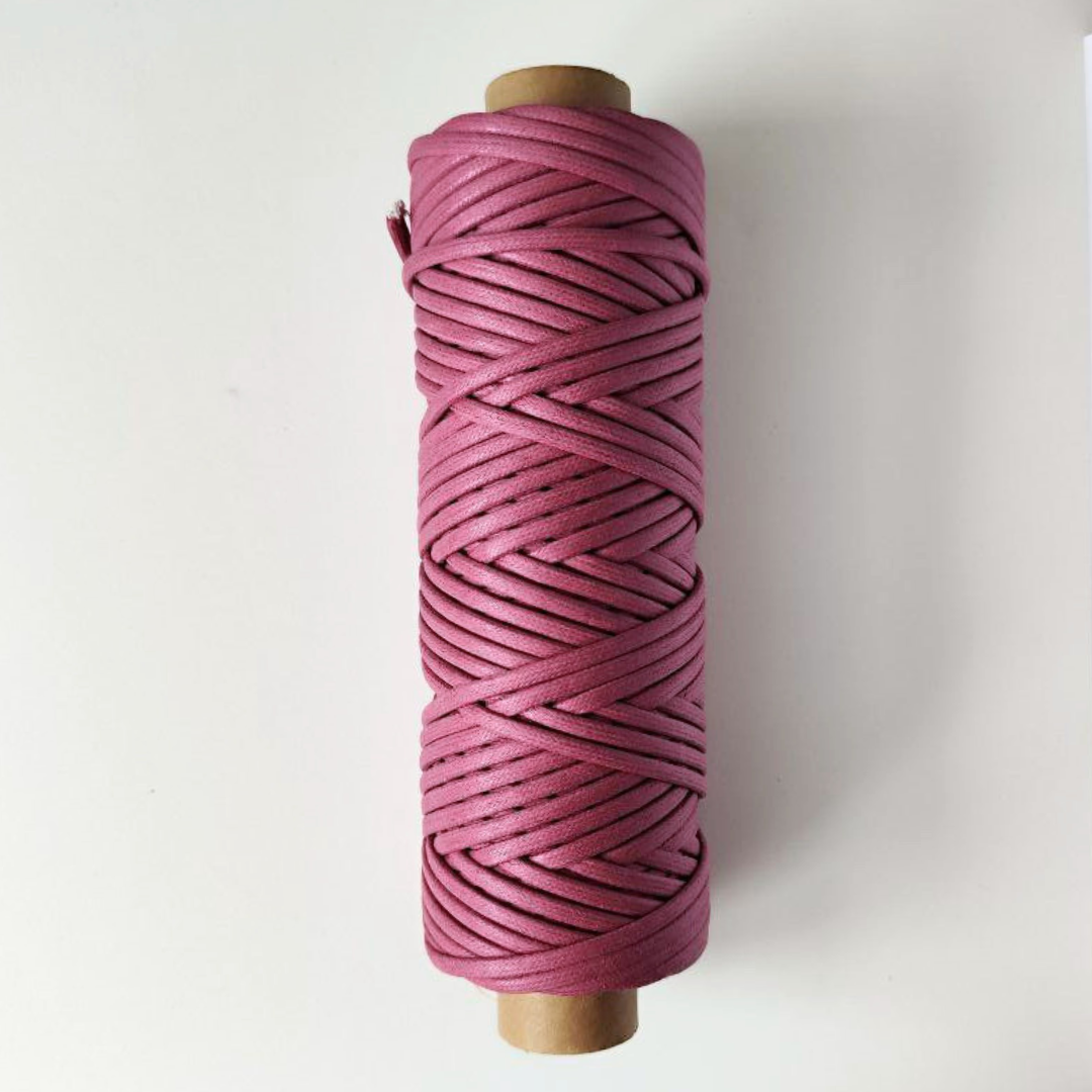 Cordoncino cerato in cotone | Orchidea & Malva 2.5 mm, 3.5 mm