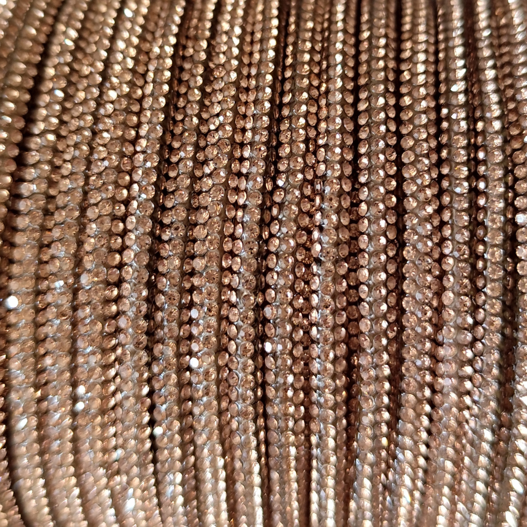 Cordino con strass Crystal | 4 mm
