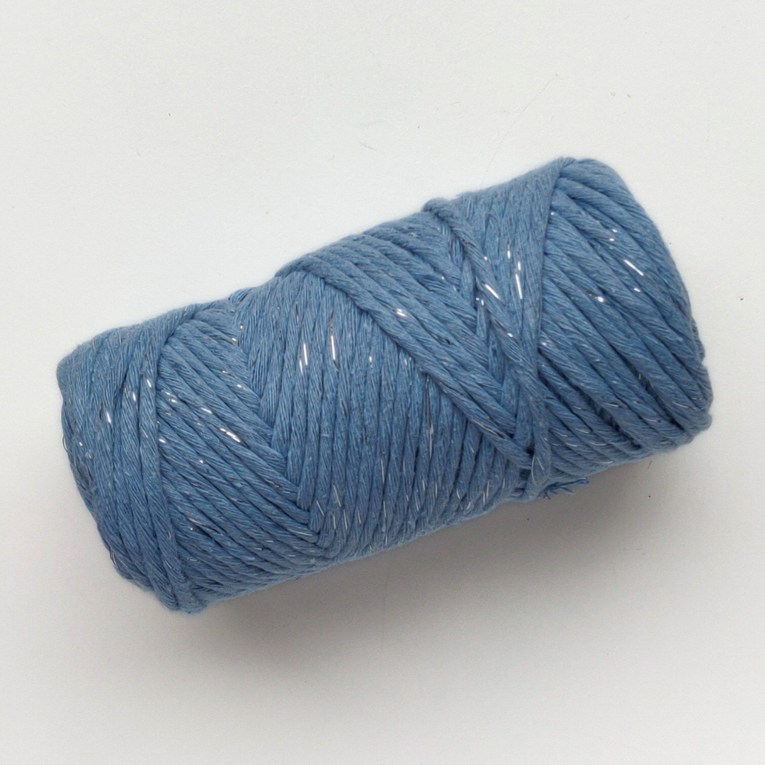 3mm Cotton Metallic Single Twist String