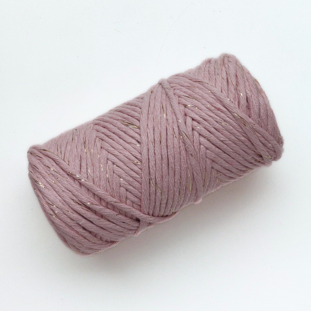 3mm Cotton Metallic Single Twist String