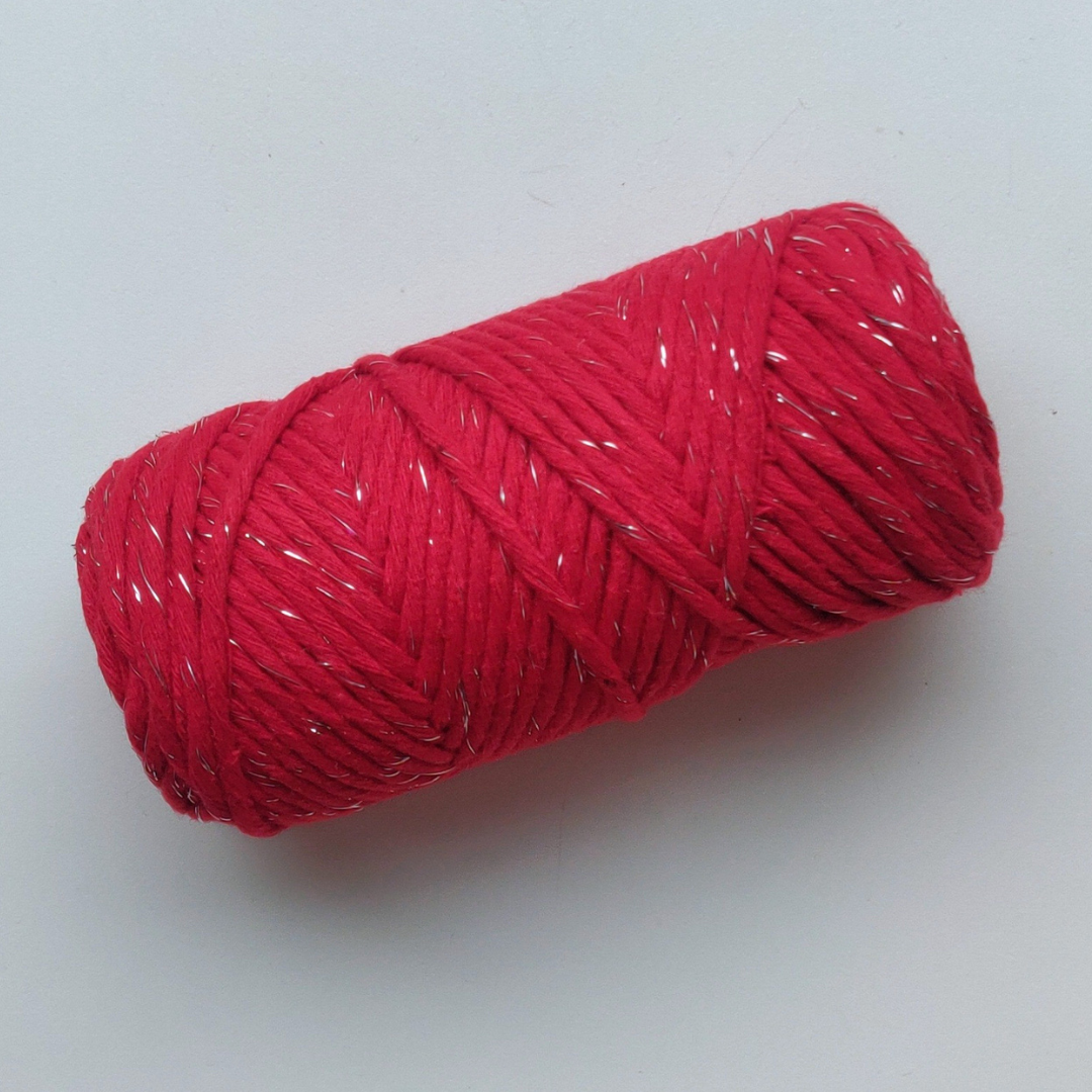 3mm Cotton Metallic Single Twist String