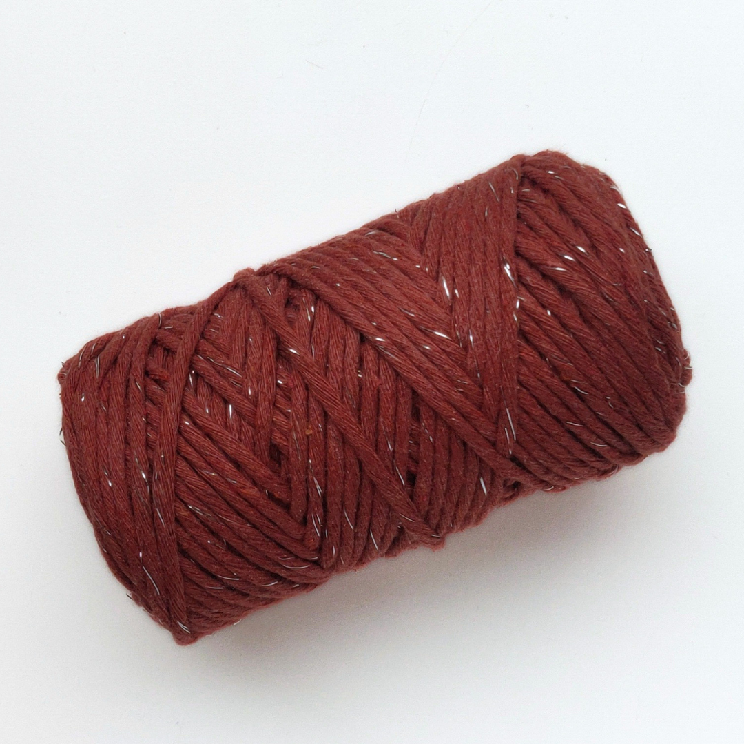 3mm Cotton Metallic Single Twist String