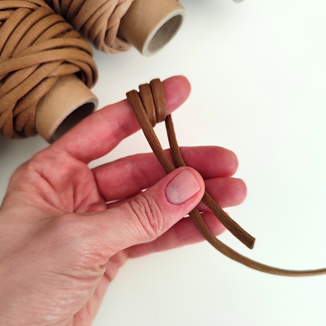 Cordoncino cerato in cotone 2.5 mm, 3.5 mm