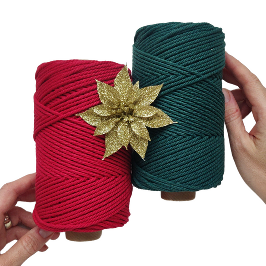 2mm Cotton 3-Ply Twisted Rope