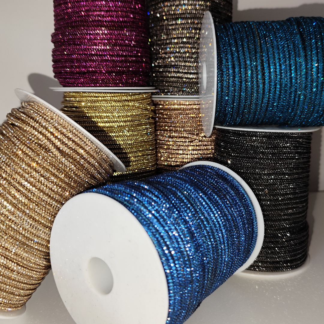 Cordino con strass Crystal | 4 mm