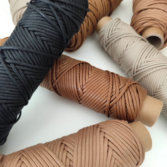 Cordoncino cerato in cotone  2.5 mm, 3.5 mm