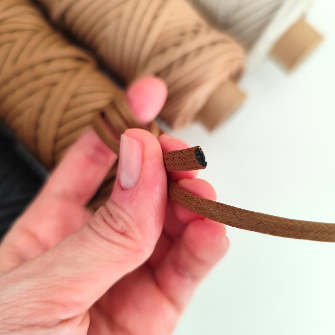 Cordoncino cerato in cotone 2.5 mm, 3.5 mm