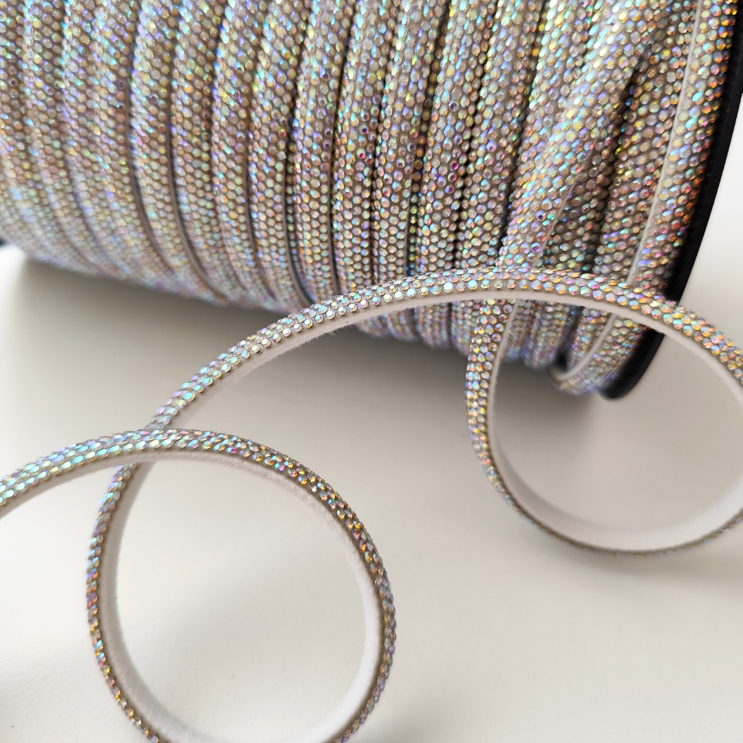 Mignon Bombato base da 7 mm | Strass Crystal