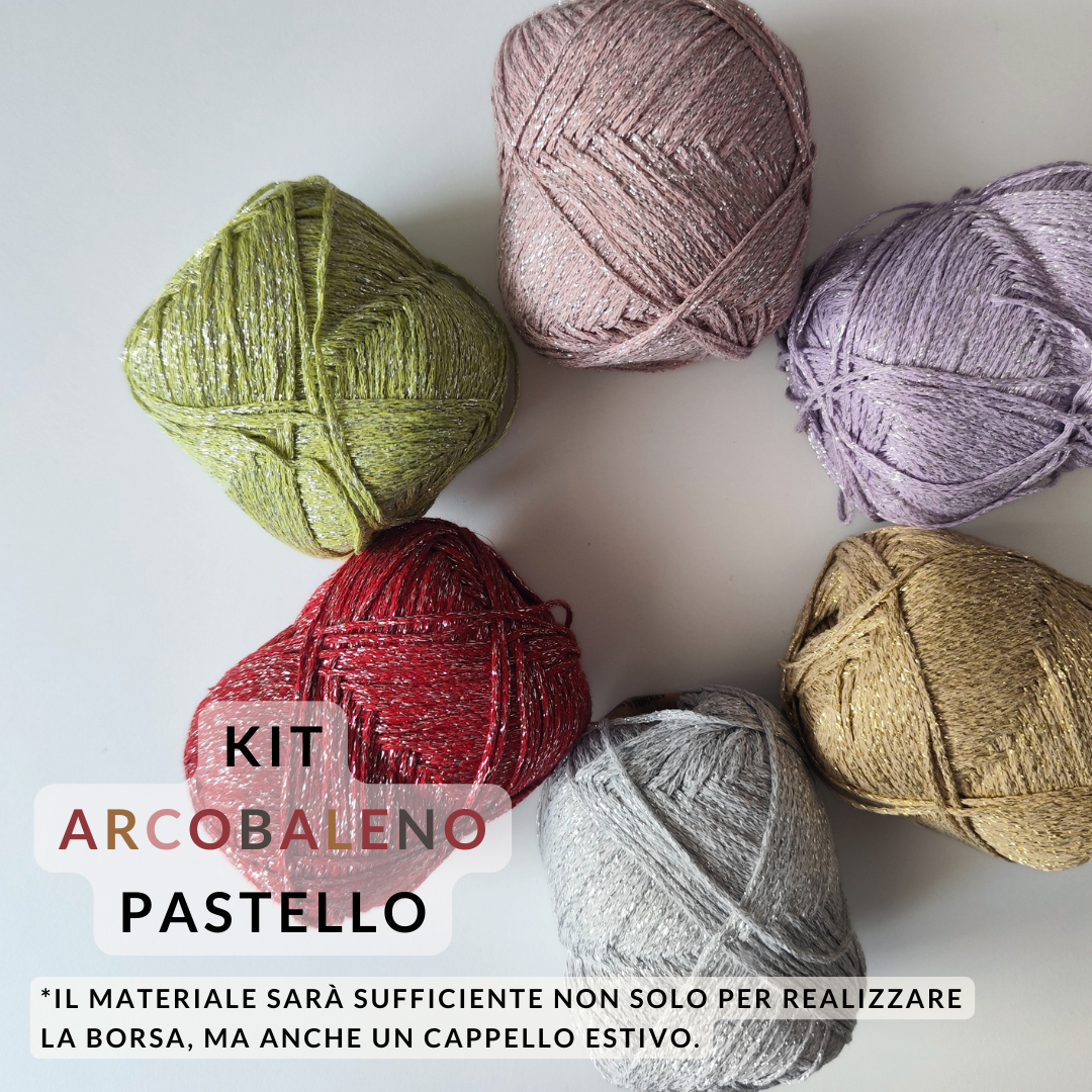 Kit + Video Tutorial GRATUITO Borsa ARCOBALENO (in ITALIANO)